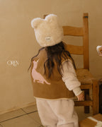 【OREN】cat faux fur beanie