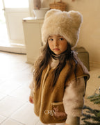 【OREN】cat faux fur beanie