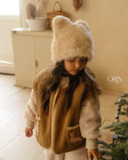 【OREN】cat faux fur beanie