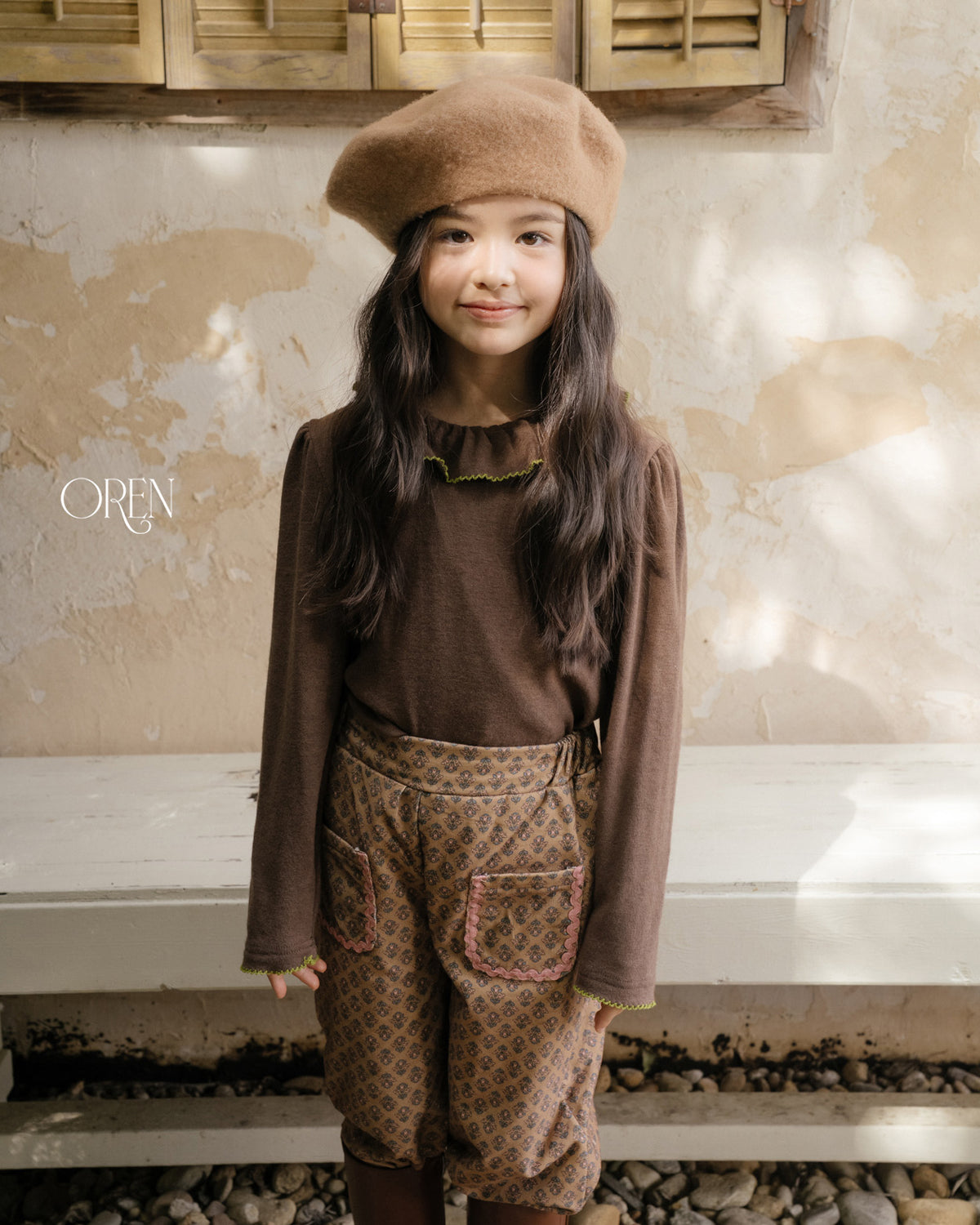 【OREN】mareu jabara padded pants(1oz)