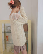 damage chunky knit