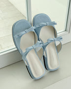 round ribbon sandals