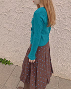 pocket point round neck cardigan