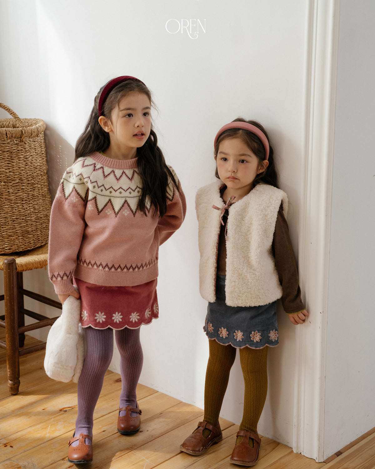 【OREN】lavender bear padded vest (2oz)