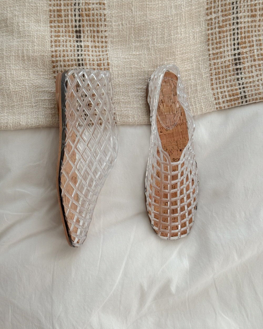 jelly flat shoes