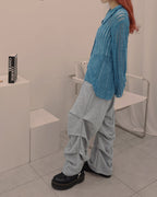 shirring light sweat pants