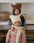 【OREN】cat muffler beanie