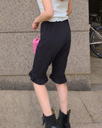 frill half pants