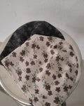 flower pattern waffle beanie