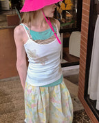 plumeria flower camisole
