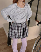 ribbon shirring top