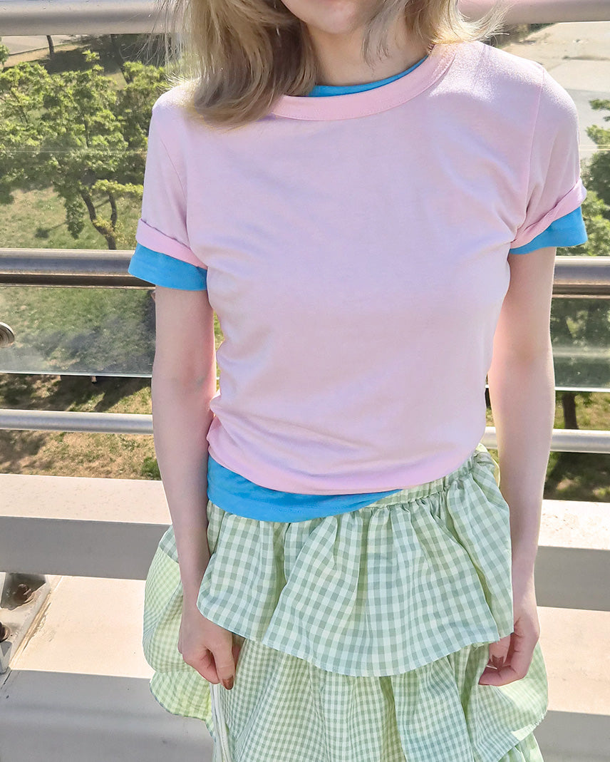 basic color rayon T (1pcs)