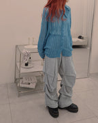 shirring light sweat pants