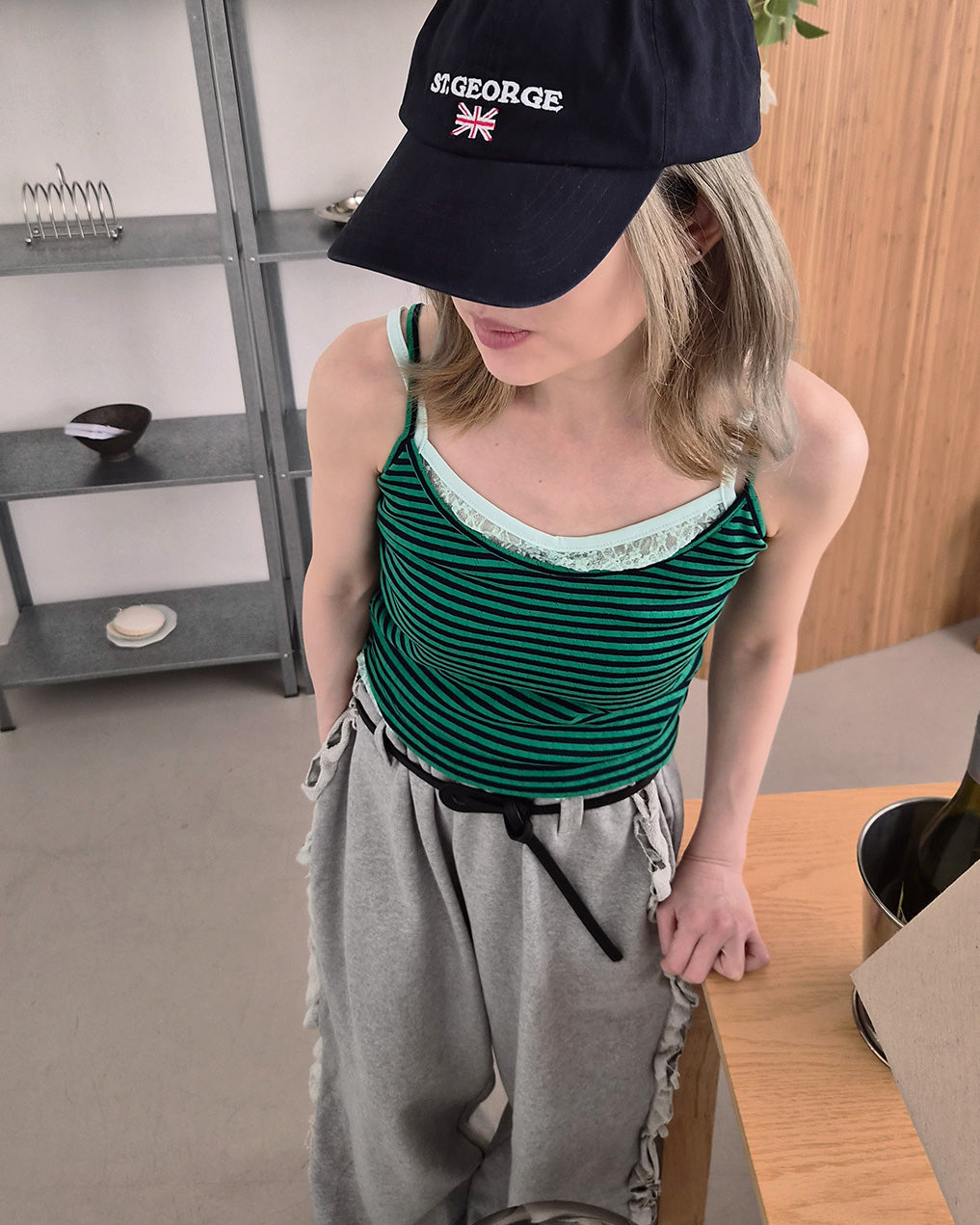 lace sheer camisole