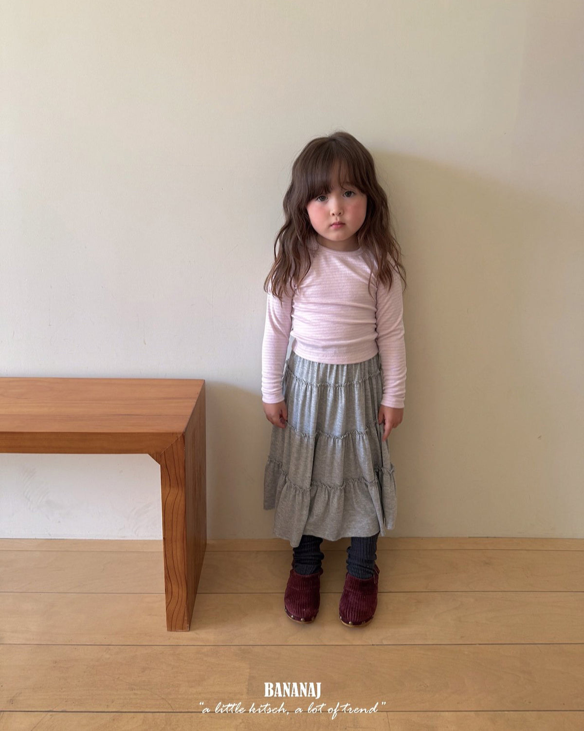 【BANANAJ】nesle long skirt