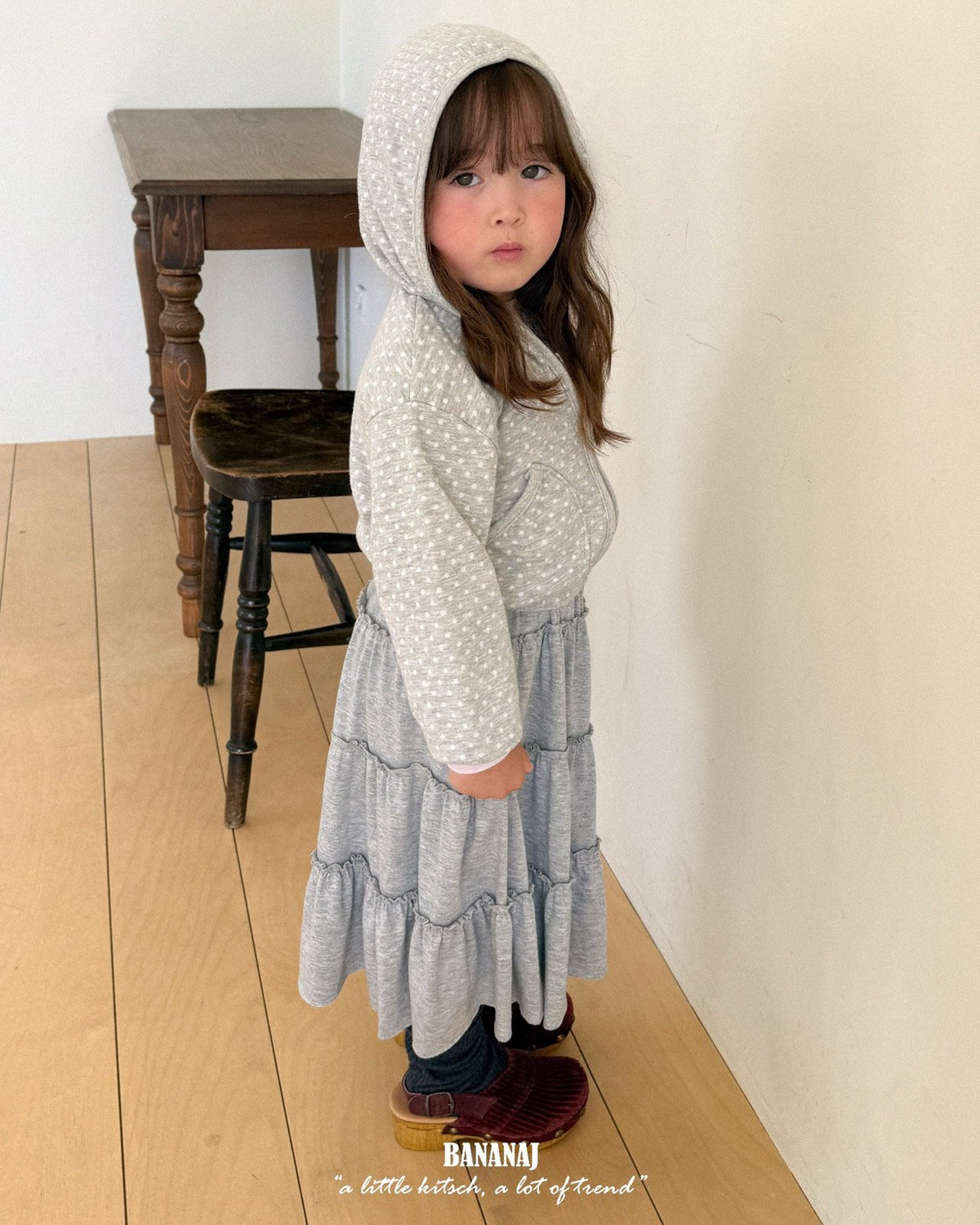 【BANANAJ】anggo hooded jumper
