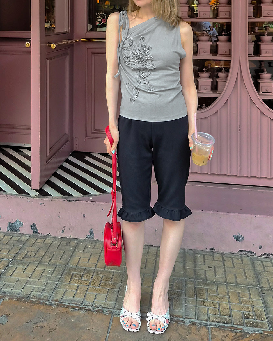 flower motif camisole
