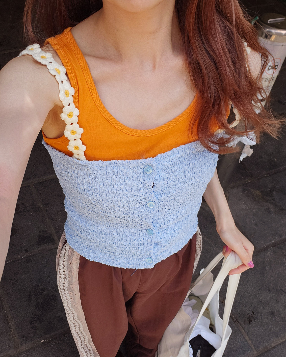 flower bustier