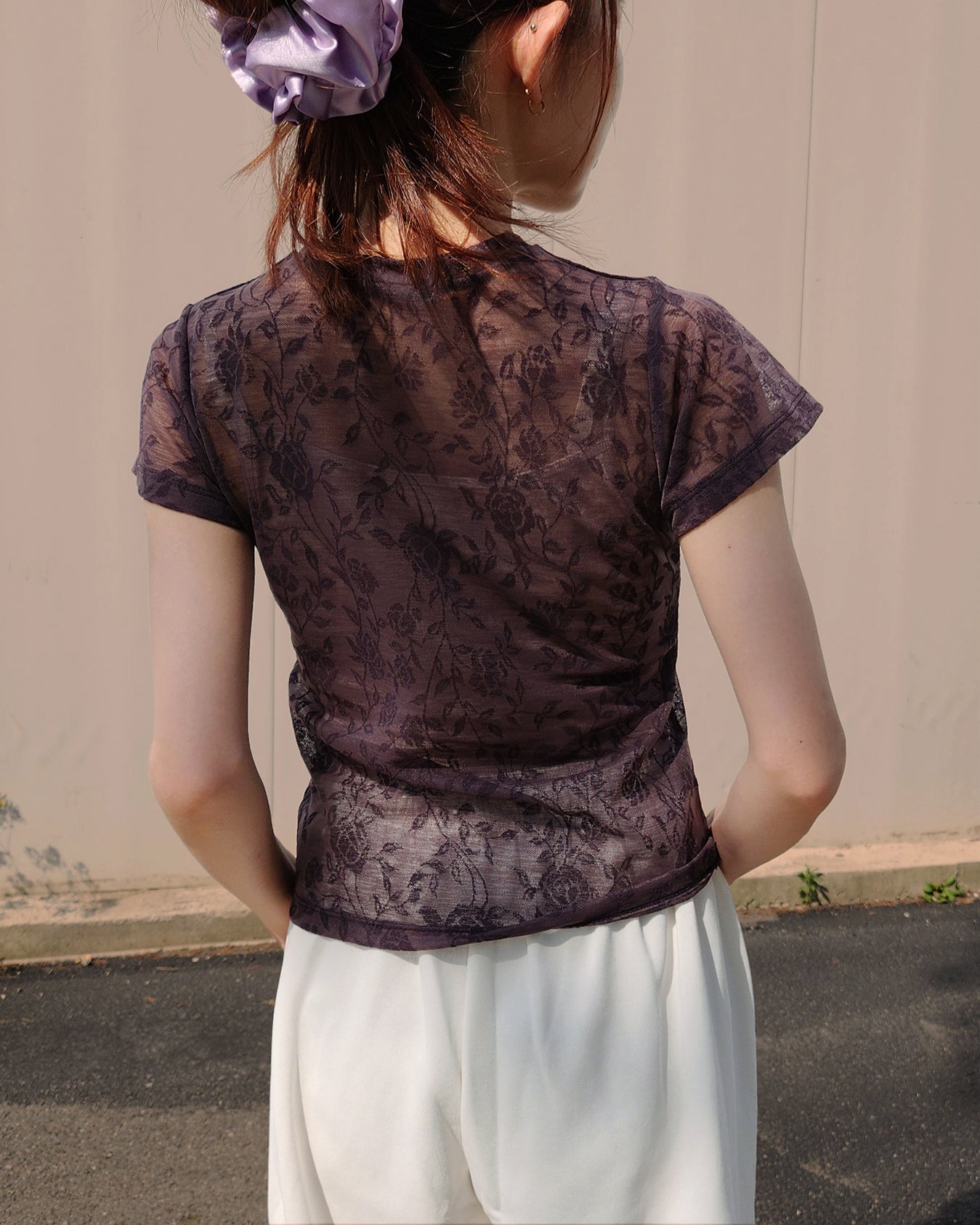 rose sheer T