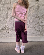 square neck basic color camisole
