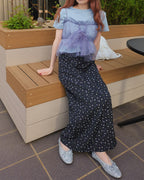 flower mermaid long skirt