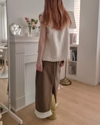fringe design long skirt