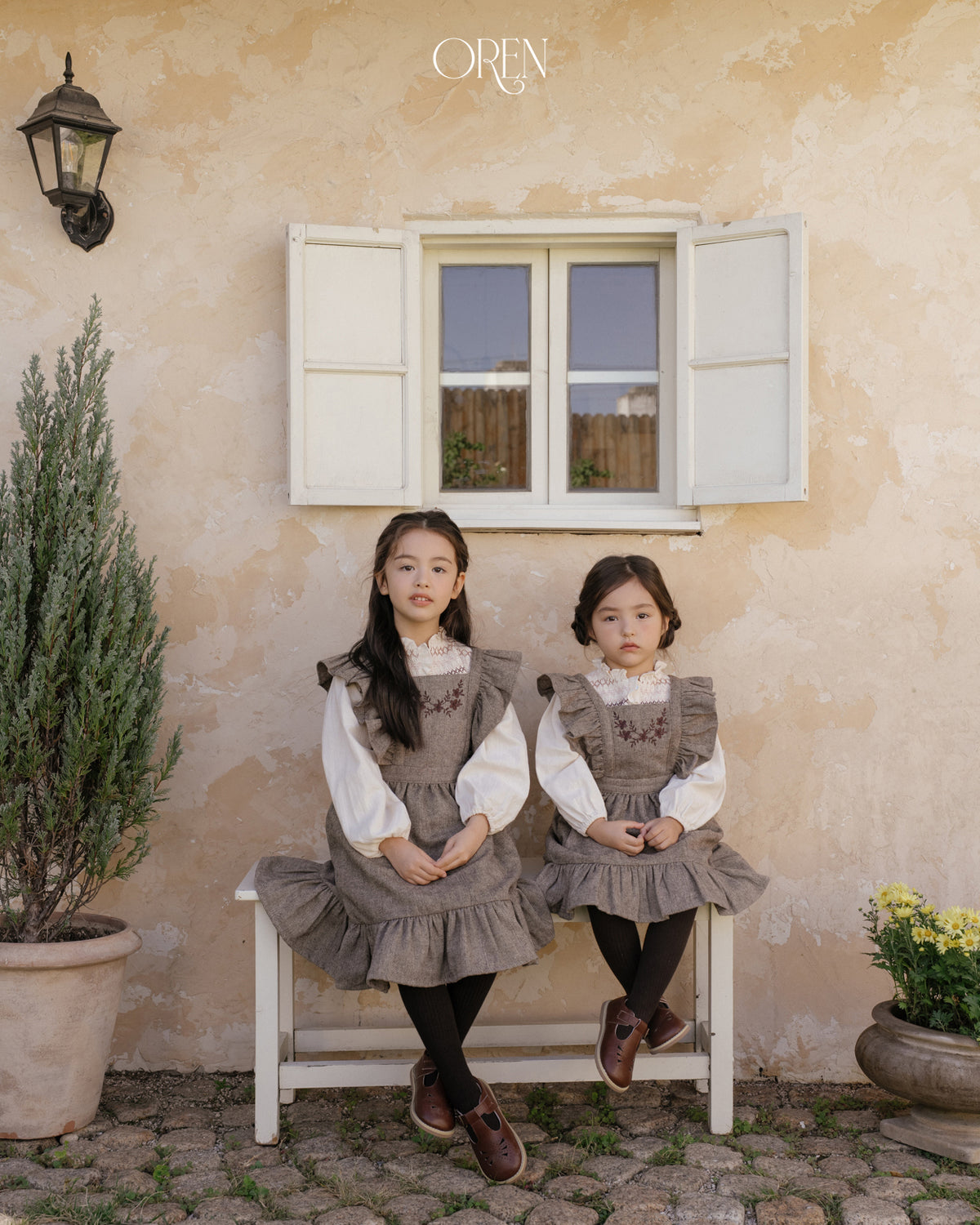 【OREN】solen suspender dress