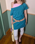 off shoulder I line tunic
