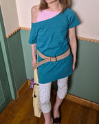 off shoulder I line tunic