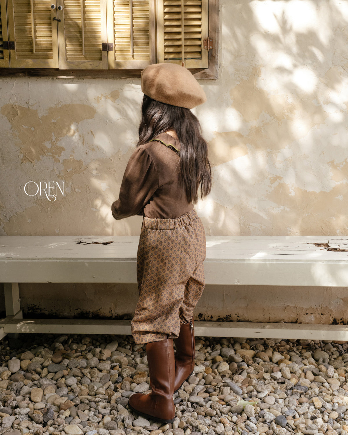 【OREN】mareu jabara padded pants(1oz)