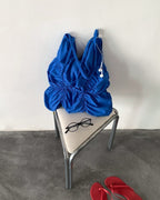 shirring color nylon bag