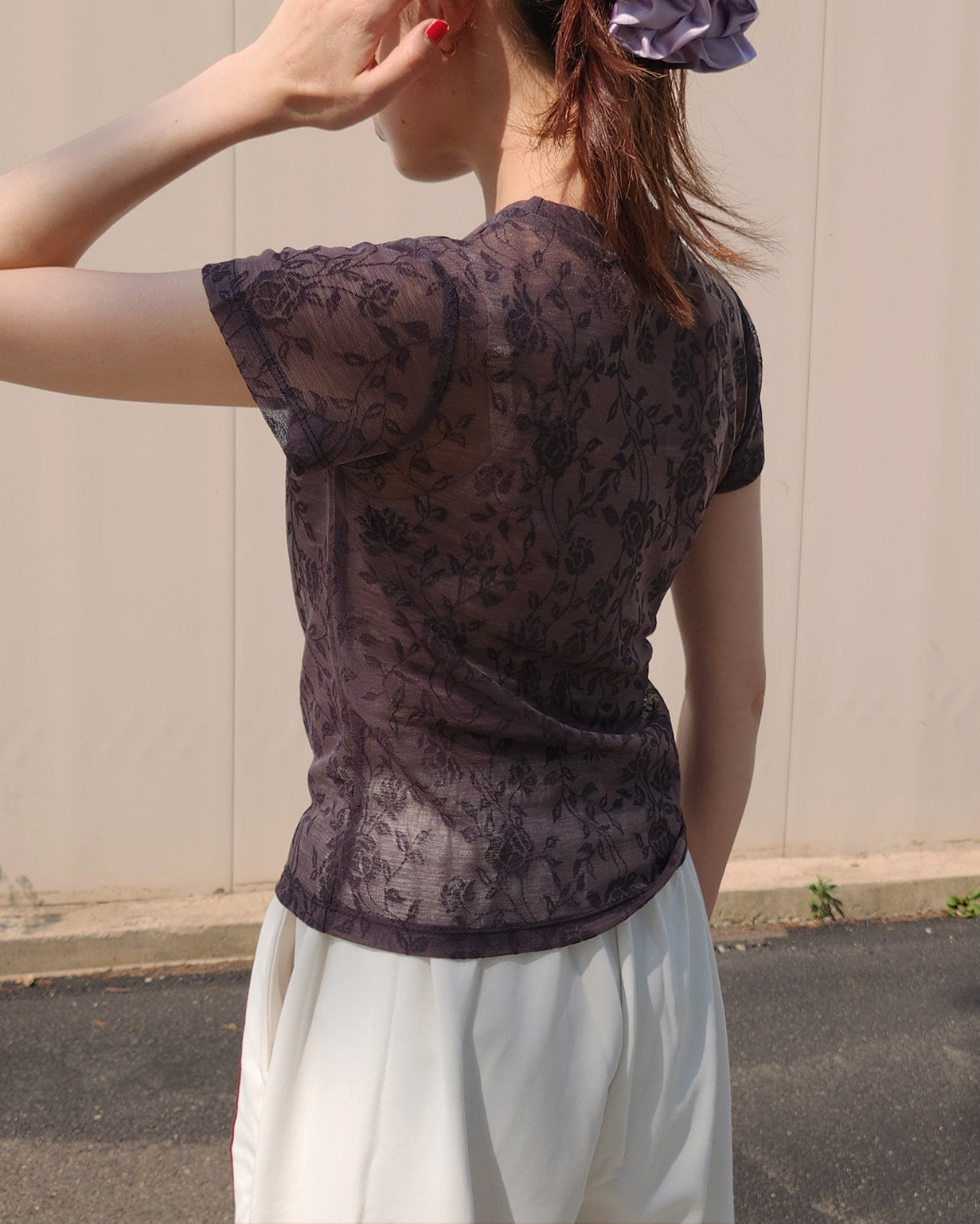 rose sheer T