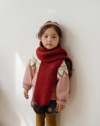 【OREN】merci pom-pom muffler