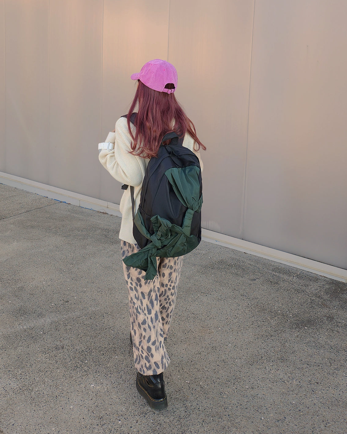 big ribbon backpack