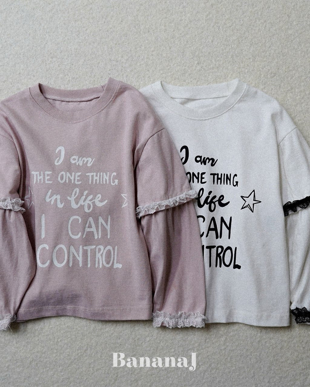 【BANANAJ】control layered tee
