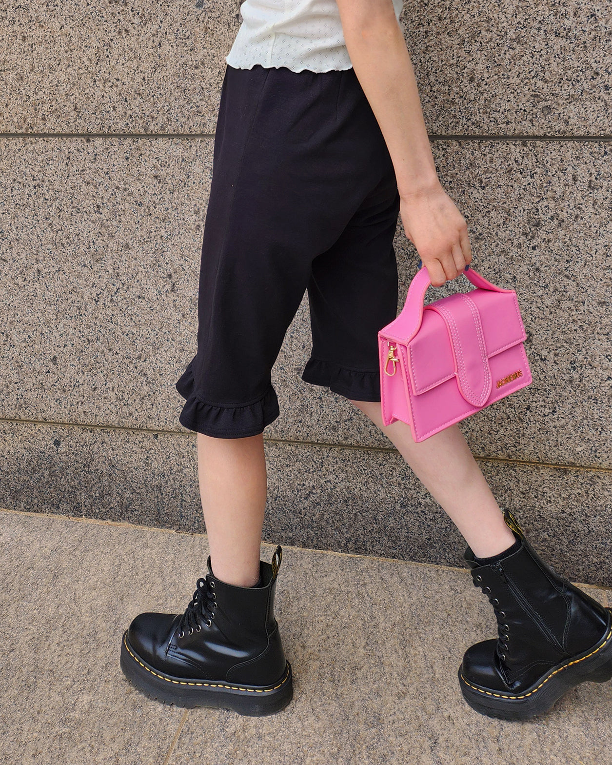 frill half pants