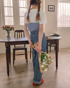 gingham check lace point camisole blouse