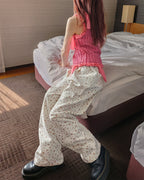 ribbon piping sleeve less knit