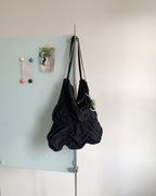 shirring color nylon bag