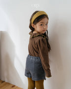 【OREN】blooming frill picot T-shirt