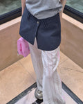 layered wrap skirt