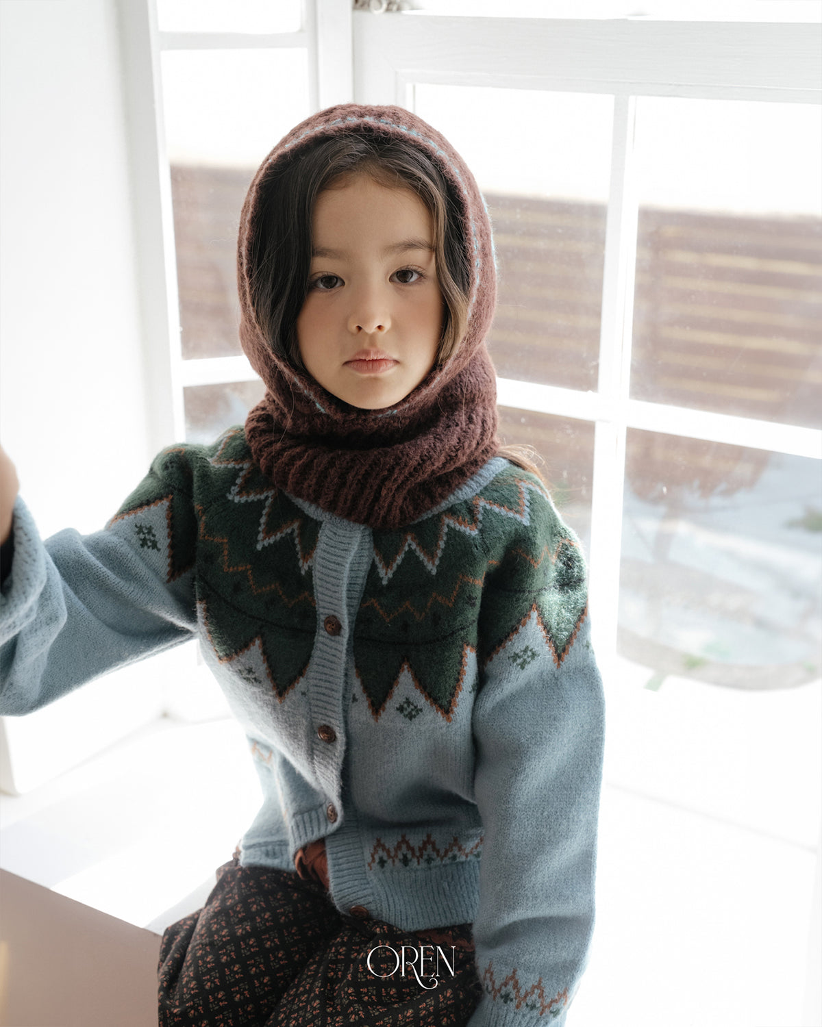 【OREN】clover balaclava