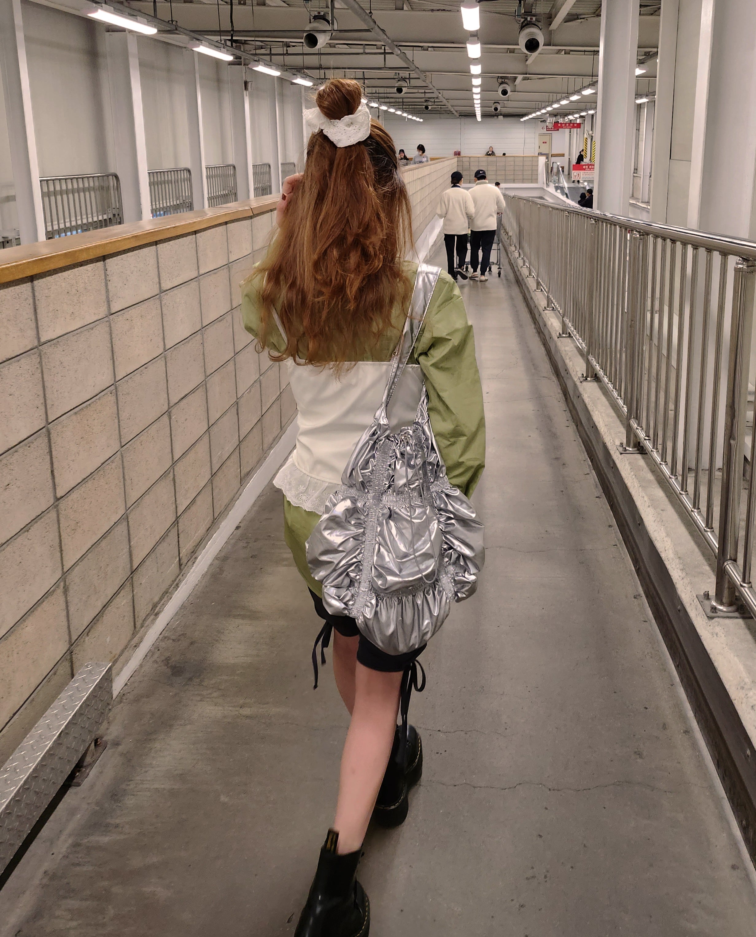 shirring string bag