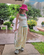 plumeria flower camisole