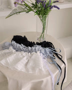 lace frill layered belt