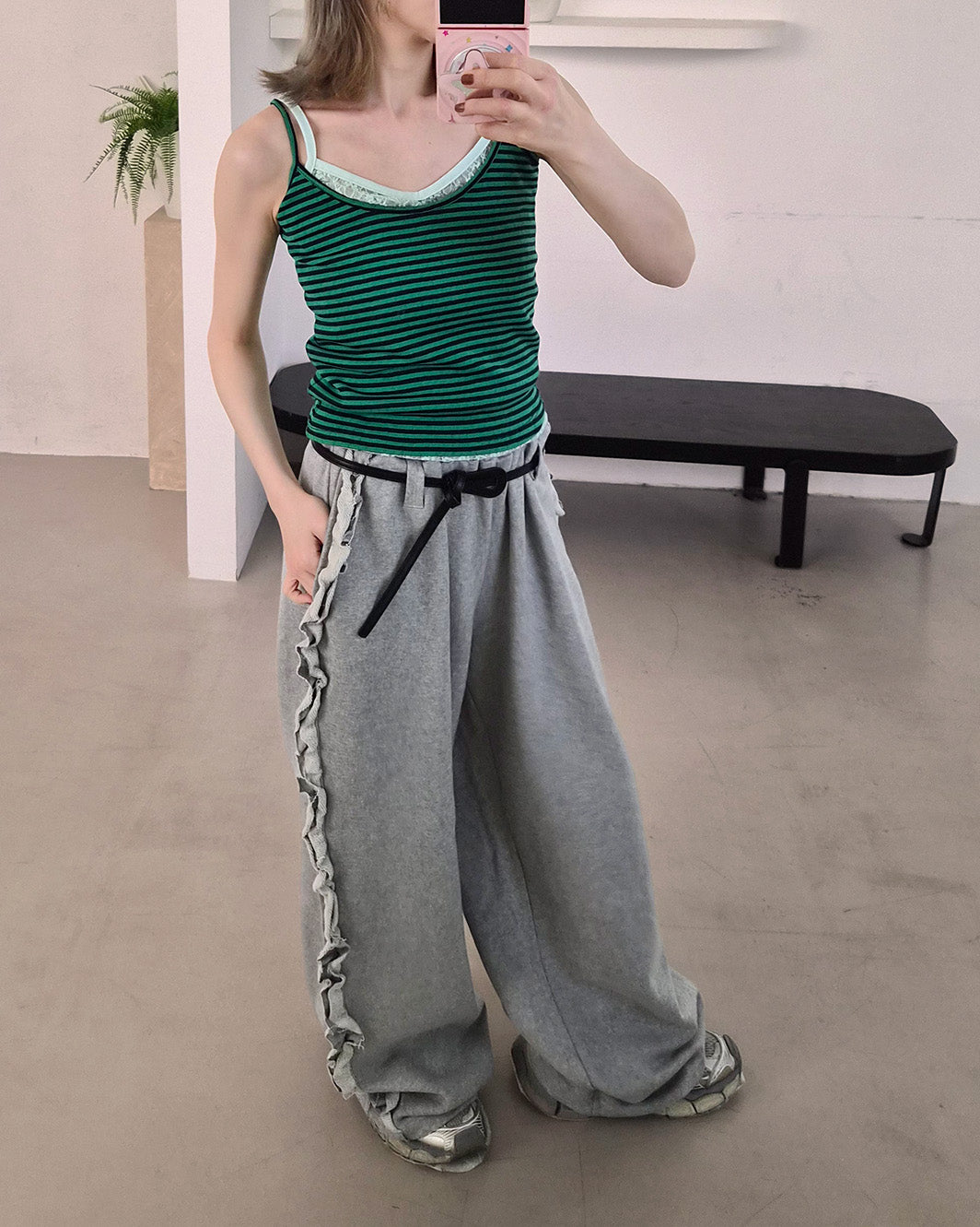 multi stripe camisole