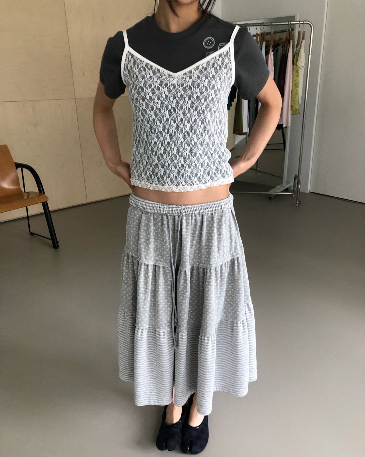 lace sheer camisole
