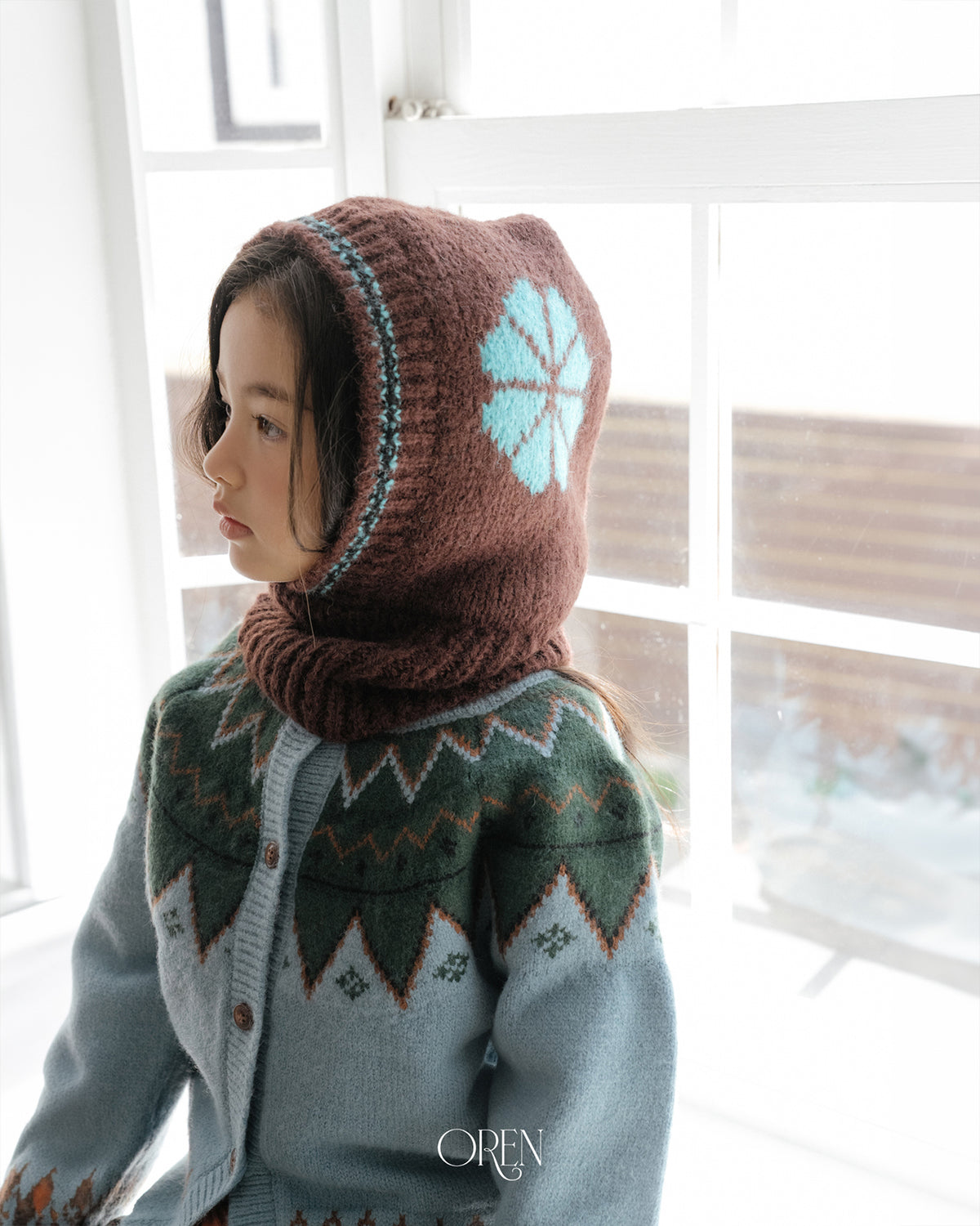 【OREN】clover balaclava