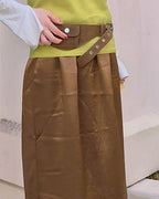 faux suede pocket belt