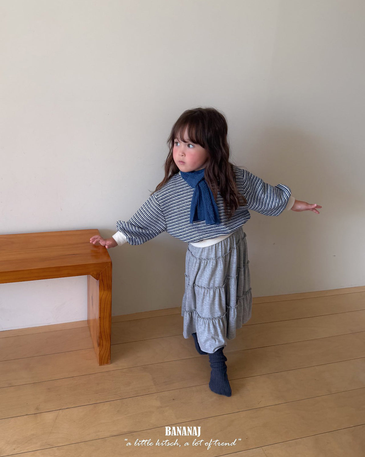 【BANANAJ】nesle long skirt
